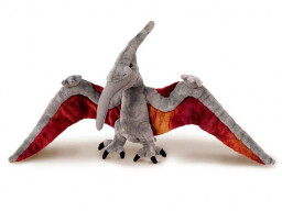 Pteranodon plyš 65x28cm šedivý